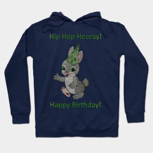 Hip Hop Hooray!  Birthday Bunny Hoodie